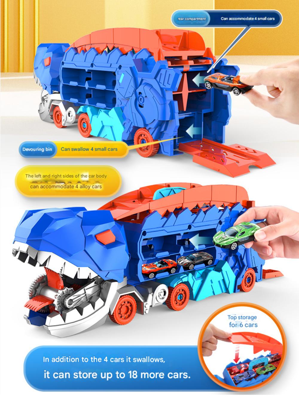 Dinosaur Truck Eating Cars, Toy, Dinosaur Figure, Toys, Funny Dino Car Vehicles, Dinosaur Car Vehicles, Playset