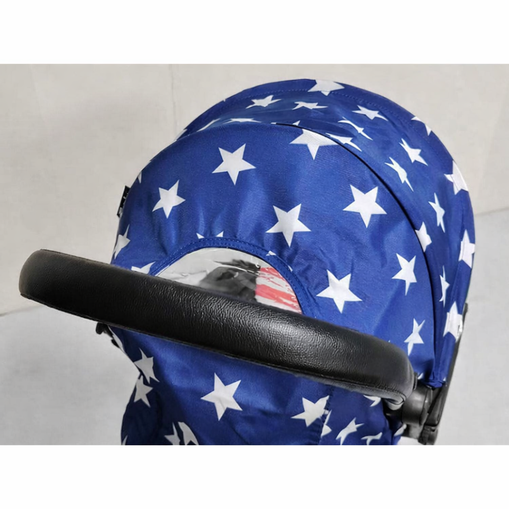 Premium Leather Stroller Handle Cover for Babyzen YOYO2 YOYO3 YOYO+ & Stokke, Anti-Peel Pram Handle Protector Sleeve, Soft Grip Cover Accessory
