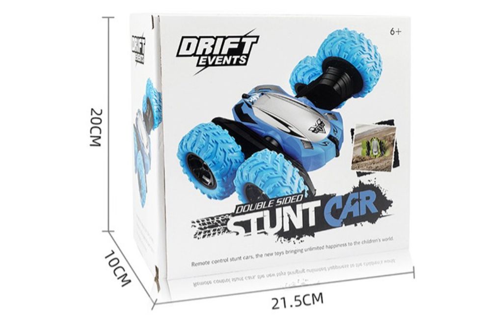 Remote Control Car Stunt Car RC Car with Double Sided Rotating 360° Flips 4WD 2.4GHz Drift High Speed Toy Car for Kids