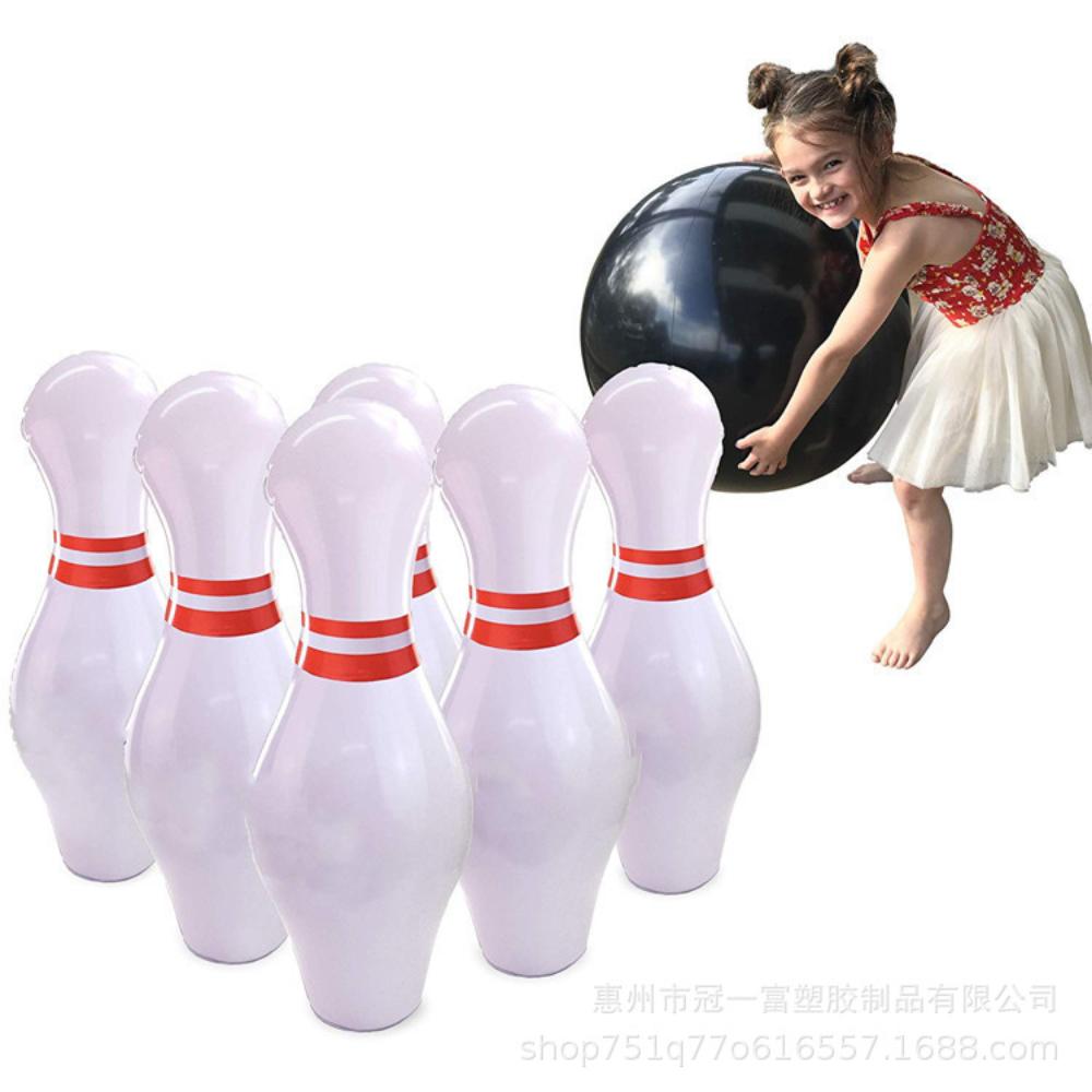 Giant Inflatable Bowling Set For Kids Adults Outdoor Sports Toys Family Lawn Yard Games Parent Child Interactive Game