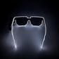 Luminous glasses Mosaic trampoline luminous LED sunglasses KTV bar concert Christmas party atmosphere props