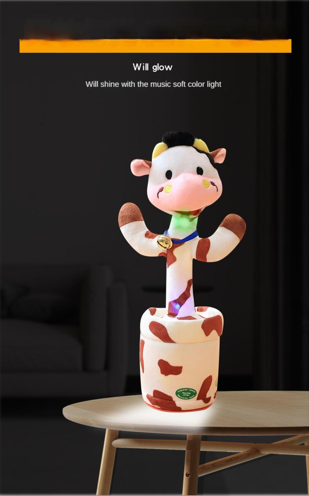 Dancing Animal Plush Toys Funny Singing Learning to Talk Twisting Toys Stuffed Toys Dancing Doll Toy