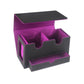 Double Deck Box Magnetic Closure Card Deck Box Large Capacity Card Storage Box Deck Box Strong Magnet Card Deck Case
