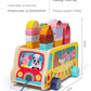 Ice Cream Toy for Toddlers - Montessori Toy for Toddler, Pretend Play Food Toys Wooden Toys for Baby- Rainbow