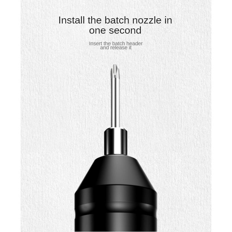 3.7V Mini Electrical Screwdriver Set Smart Cordless Electric Screwdrivers USB Rechargeable Handle with 2 Bit Set