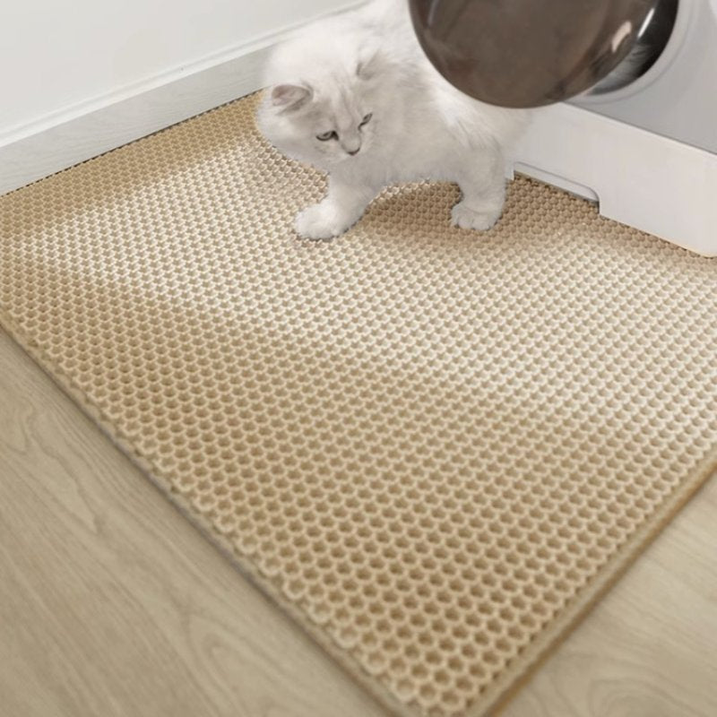 Cat Litter Mat for Kitty Litter Box: Kitty Litter Mats - Litter Pad - Pet Mats for Floor - Kitty Litter Rug Washable XL