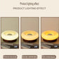 Internet Celebrity Ins Donut Touch Table Lamp Bauhaus Design Bedroom Bedside Ambience Light Solid Wood Charging Lamp