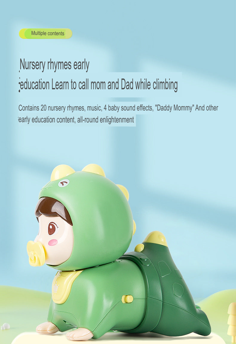 Crawl With Me Baby Doll Toy With Music - Suitable For 18 Months And Above Baby Educational Toy For Fun