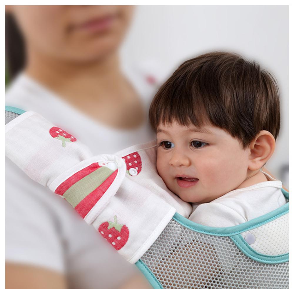 Baby Waist Stool Drool Bib Newborn Infants Teething Soft Cotton Pad Saliva Towel Multi-Function Baby Strap Dinner