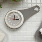 Bathroom waterproof small wall clock kitchen clocks bathroom mini punch-free clock decoration living room home living