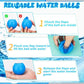 8 Pcs /1 Pack Reusable Water Balloons Quick Fill Soft Silicone Self Sealing Water Balls Outdoor Water Toys for Outdoor Party Kids Outside Play Water Games Gift Pool Activity