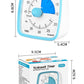 Classroom Timer, 60 Minute Time Management Visual Timer, Portable Study Tool ABS Student Question Timer Kids