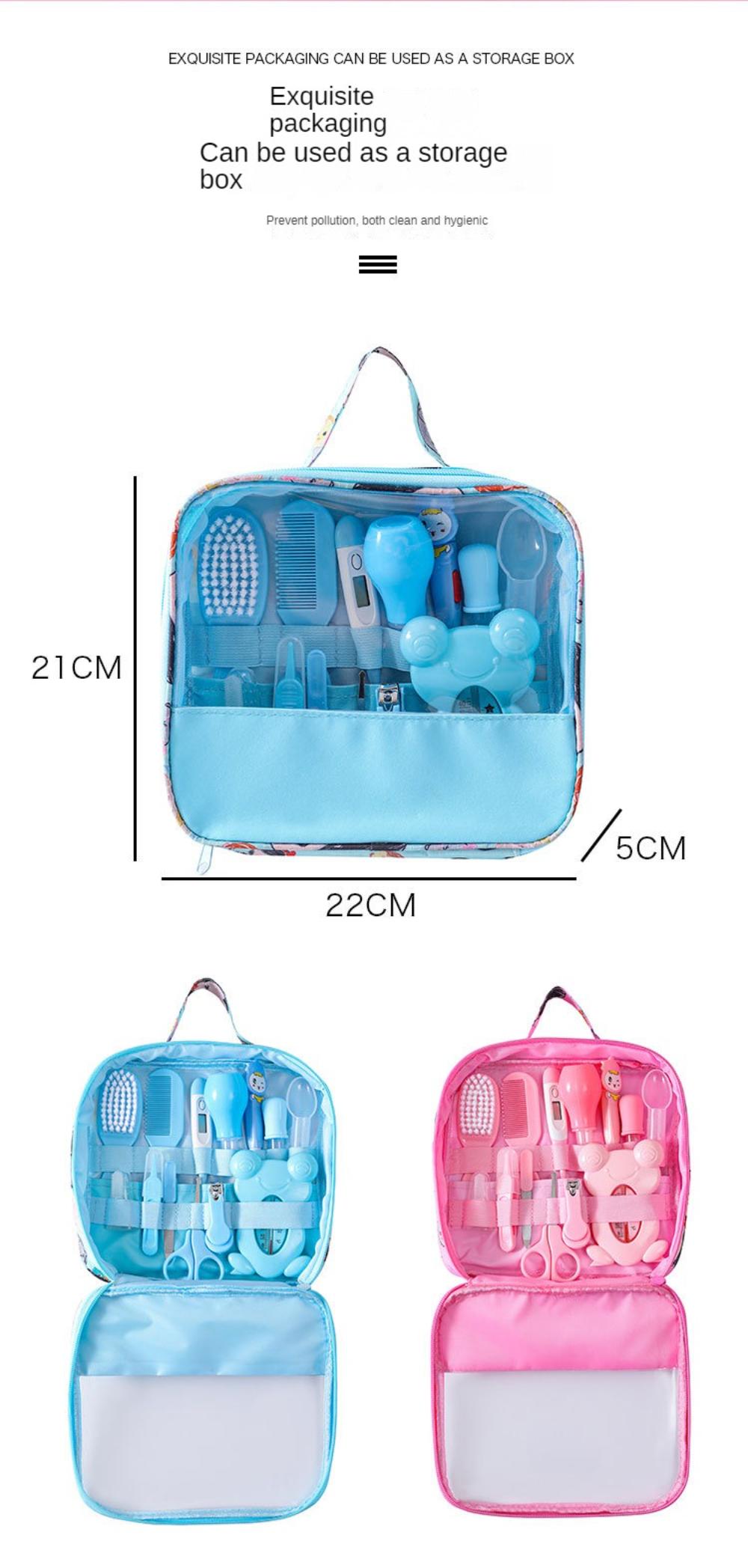 Essential Baby Care Kit for Newborns - Complete 13Pcs Set with Nail, Hair and Health Tools Perfect For Babies