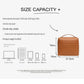Portable Standing Toiletry Bag Cosmetic Storage Bag Large Capacity with Partition Zipper Strap Handle Skin Care Cosmetic
