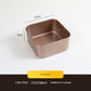 Cake Baking Tray Increases 6 -inch 8 Inches Home Baking Square Bread Cake Mold Baking Tray Heightened And Deepened Non-stick