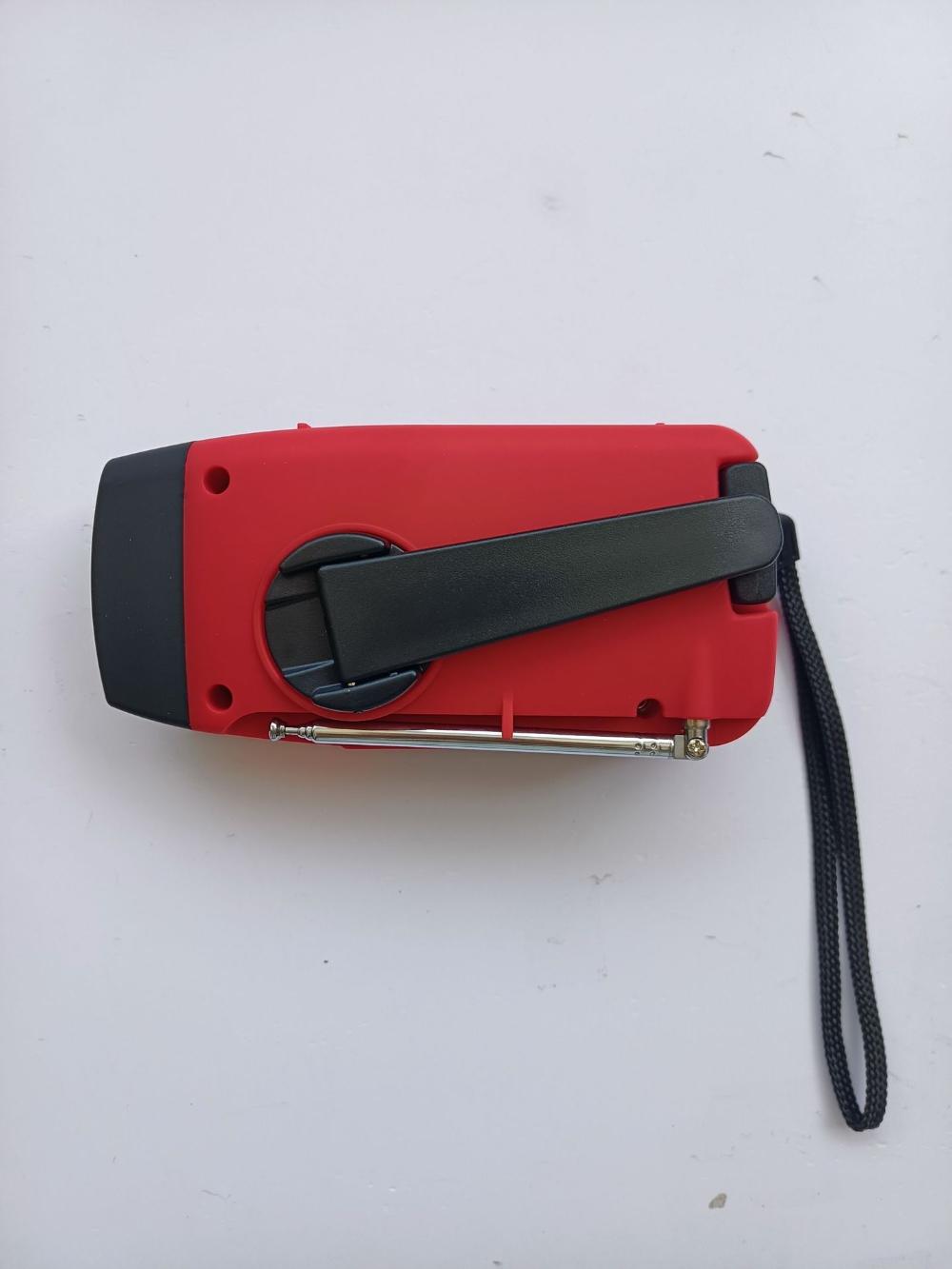 Multifunctional Hand Crank Dynamo Emergency Radio Portable Solar Powered AM/FM/NOAA Weather Radio LED Flashlight