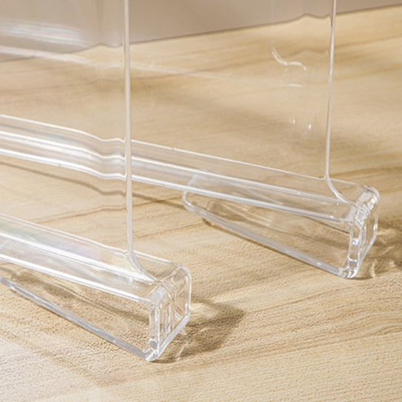 4pcs Acrylic Transparent Wardrobe Divider For Shelf Closet Wood Cabinets Non-slip Easy to Use Separator