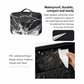 Waterproof Tool Box Handbag Adjustable Partition Instrument Electrician Work Storage Cosmetic Bag