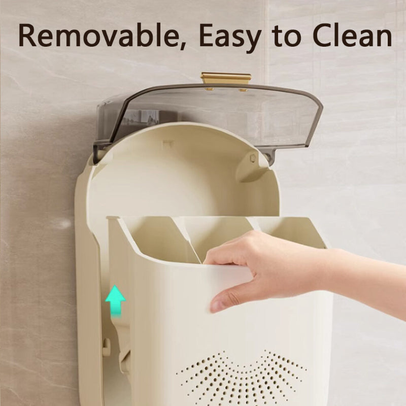 Multipurpose Cutlery Storage Box With Cover Lid On the Wall Storage Box Flatware Kitchen Household Utensil Dust Proof Chopstick Holder Chopsticks Spoon Fork Cover Containers