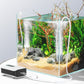 150 Hours Rechargeable Aquarium Air Pump AC/DC Oxygen Pump for Fish Tank, Adjustable Portable Battery Powered Aerator with USB Charging Backup Air Pump