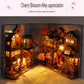 DIY Wooden Book Nook Miniatures Shelf Insert Dollhouse Building Bookshelf Bookend Home Decoration Doll Houses Toys