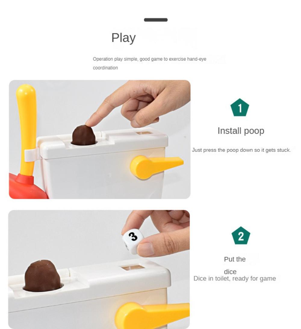 Creative Toilet Toy Gift Stool Spray Novelty Squirt Toilet Tricks For Kids And Adult Family Activity Toy