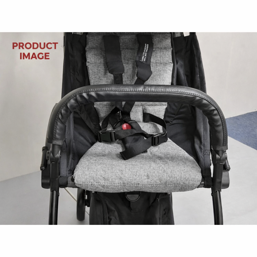 Premium Leather Stroller Handle Cover for Babyzen YOYO2 YOYO3 YOYO+ & Stokke, Anti-Peel Pram Handle Protector Sleeve, Soft Grip Cover Accessory