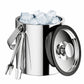 3.0L Stainless Steel Ice Bucket with Lid, Strainer & Tong – Double Wall Insulated Ice Container for Wine, Beer, Parties & Bar Use