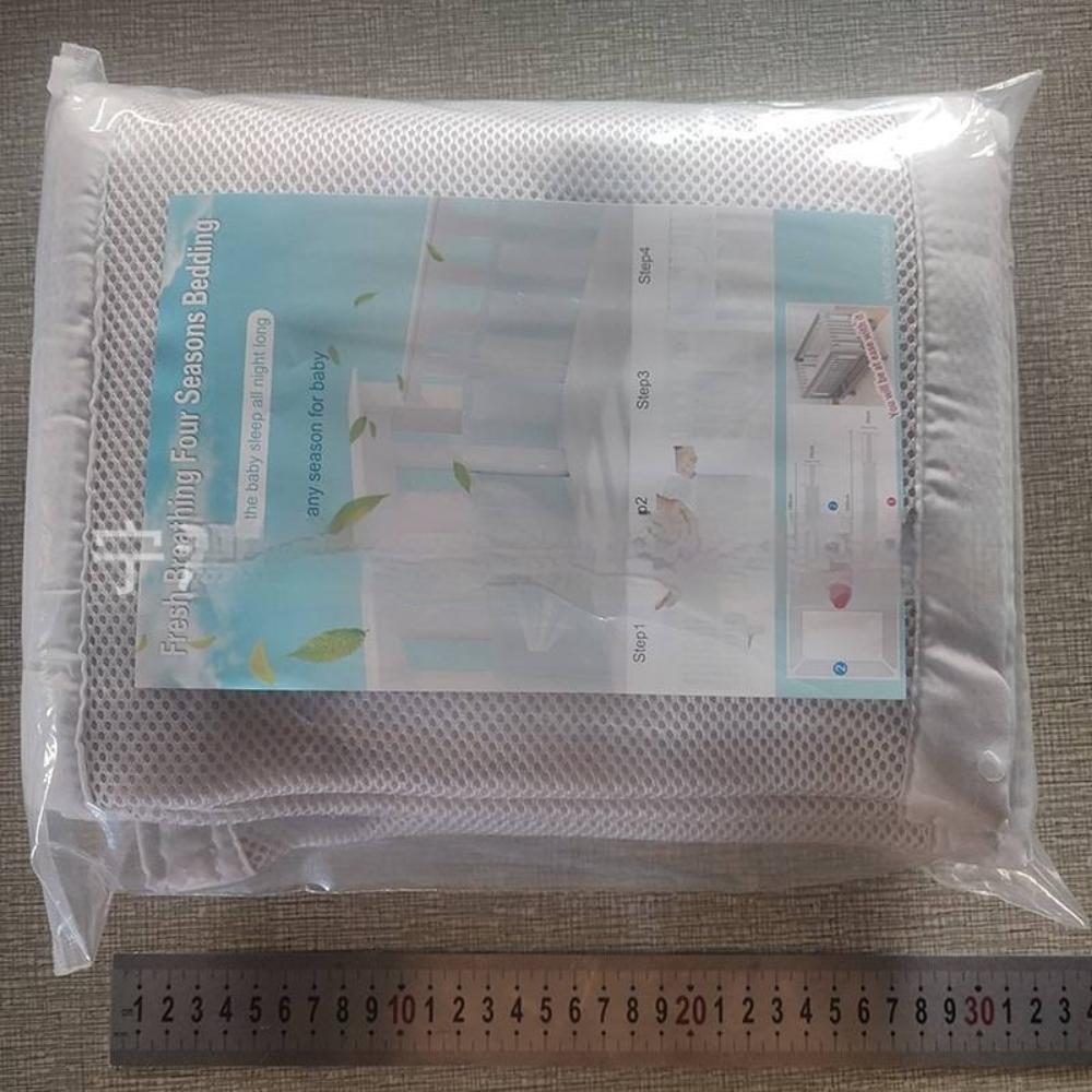 Baby Bed Bumper Soft Crib Bumper Breathable Infant Baby Bedding Set Cotton Anti-fall Bumper Safety And Comfort