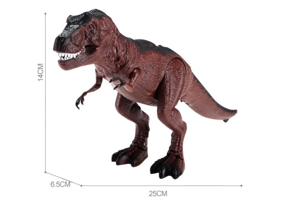 Infrared remote control electric toy dinosaur Triceratops, simulated animal model toy children's birthday gift