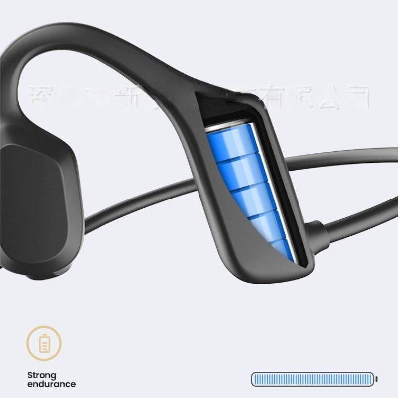 Open-Ear Headsets with Noise Canceling Boom Microphone Lightweight Bluetooth Wireless Headphones for Trucker Office Call Center