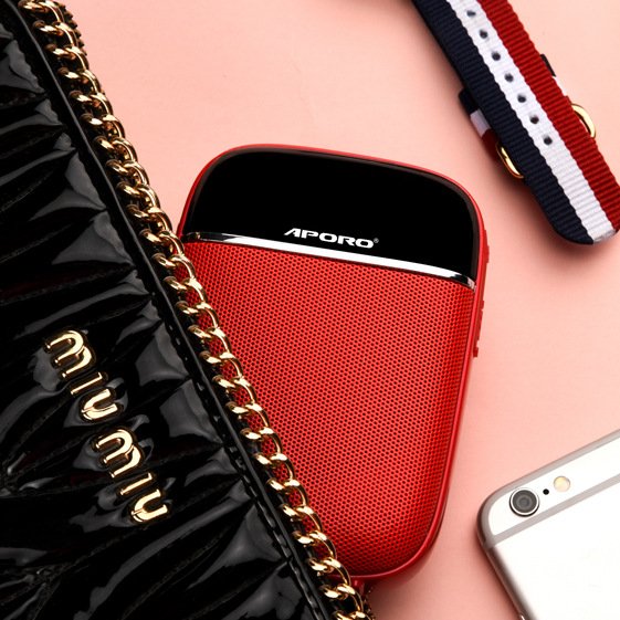 Aporo T2 Mini 10W Wireless Voice Amplifier Bluetooth Speaker with UHF Lapel Microphone Portable Teaching Loudspeaker No FM Gift for Teachers