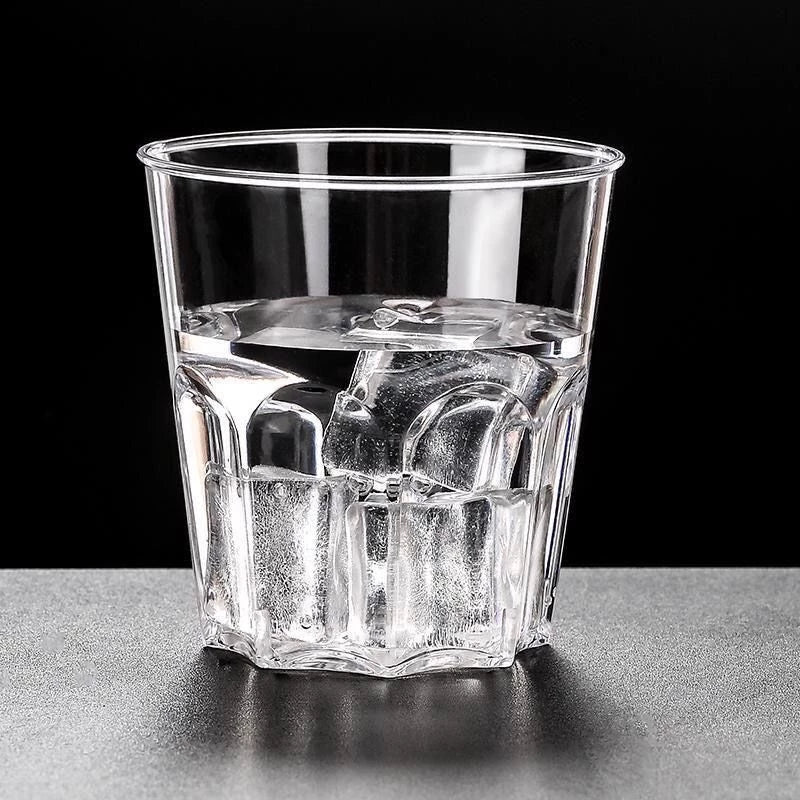 100PCS Thickened Disposable Plastic Cups Large Clear Party Drinking Cups Heavy Duty for Events, Weddings, Birthdays, Picnic, Catering Supplies