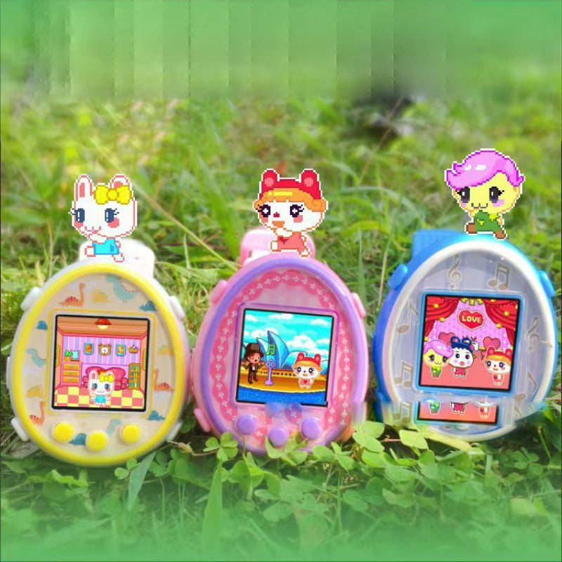 Tamapet Electronic Pets Toys Nostalgic Pet In One Virtual Cyber Pet Interactive Toy Digital HD Color Screen E-pet Gift