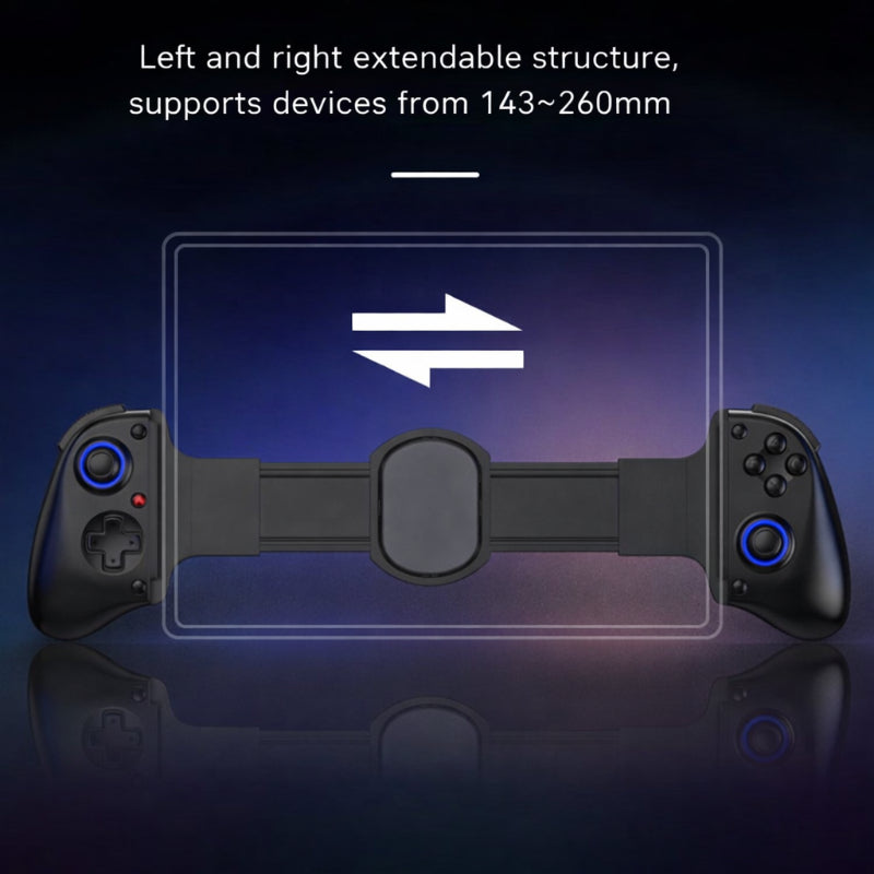 D11 Phone & Tablet Game Controller – Adjustable Stretch Grip Compatible with PC, Nintendo Switch, PS3, PS4