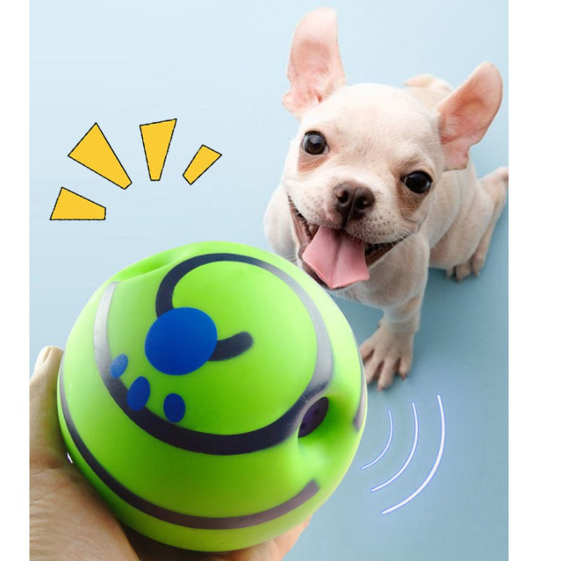 Dog Toy Wobble Wag Giggle Glow Ball Interactive Fun Giggle Sounds When Rolled or Shaken Pets Know Best Sounding Ball