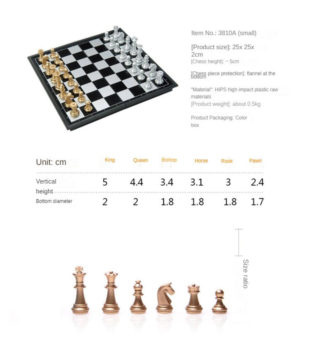 Folding International Magnetic Chess Set Pieces Set Board Game Funny Game Chessmen Collection Portable Board travel games