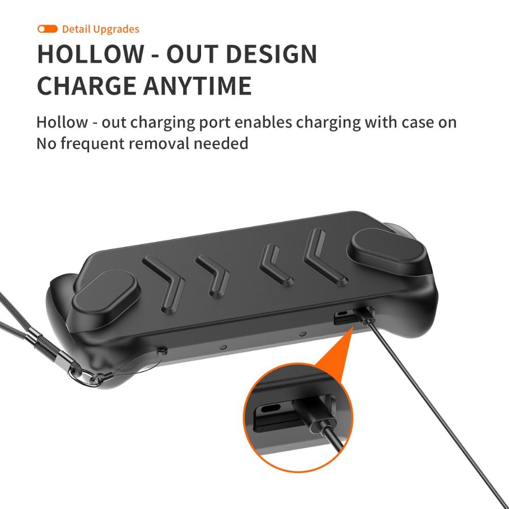 For Rog Xbox Ally / X Game Console Hard Shell Removable Front Cover Bundle Grip Case Portable Protective Case with Stand