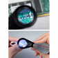 30X Folding Loupe Magnifier Jewelry Magnifying Glass Triplet Lens Optical Glass Illuminated Magnifier with 6 LED 7 UV Lights