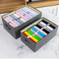 Clothing Storage Boxes Polyester Fabric Clear Storage Baskets Containers Underwear Socks Storage Box Clothes Toys Books
