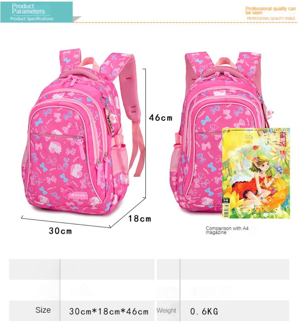 Backpack for Teen Girls 3PCs Set Black Purple Blue Rose Red School Bags for Teenage Girls Waterproof