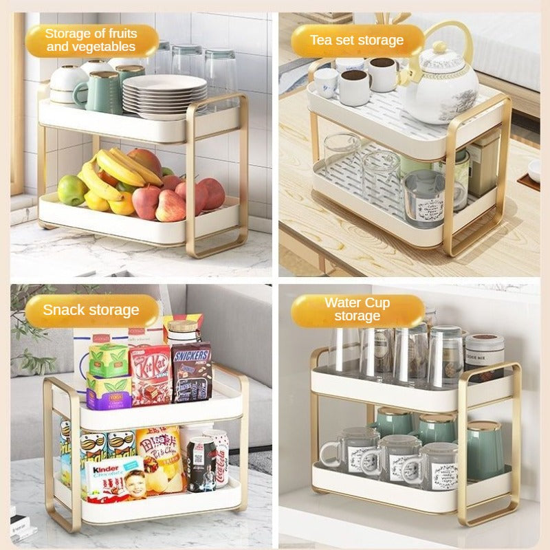 Cup Rack Shelf Water Cups Tea Cups Tea Set Glass Cups Storage Rack Desktop Multi-layer Tray Home Draining Box