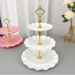 Dessert Stand Cake Stand Fruit Cupcake Display Dessert Stand Birthday Party 3-tier Plastic Stand