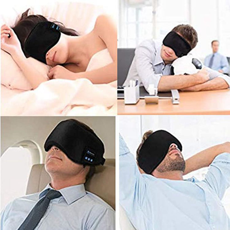 Bluetooth 5.0 Sleep Eye Mask Intelligent Unlimited Music Wireless Stereo Soft Mask Sleeping Eye Mask