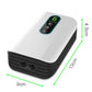 150 Hours Rechargeable Aquarium Air Pump AC/DC Oxygen Pump for Fish Tank, Adjustable Portable Battery Powered Aerator with USB Charging Backup Air Pump