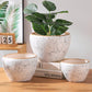 Extra Large Nordic Ceramic Flower Pot Light Luxury Planter for Living Room Fortune Tree Green Plants Extra Wide Diameter High-End Home Decor Vase