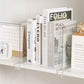 4pcs Acrylic Transparent Wardrobe Divider For Shelf Closet Wood Cabinets Non-slip Easy to Use Separator