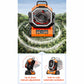 Camping Fan 20000mAh Rechargeable Outdoor Fan with LED Light Hook Remote Control Auto Oscillating