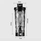 700ml Electric Protein Shaker Bottle Auto Mixing Cup Portable USB Rechargeable Coffee & Supplement Mixer