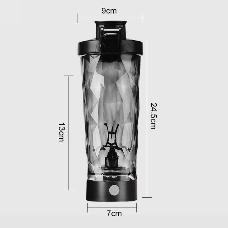 700ml Electric Protein Shaker Bottle Auto Mixing Cup Portable USB Rechargeable Coffee & Supplement Mixer